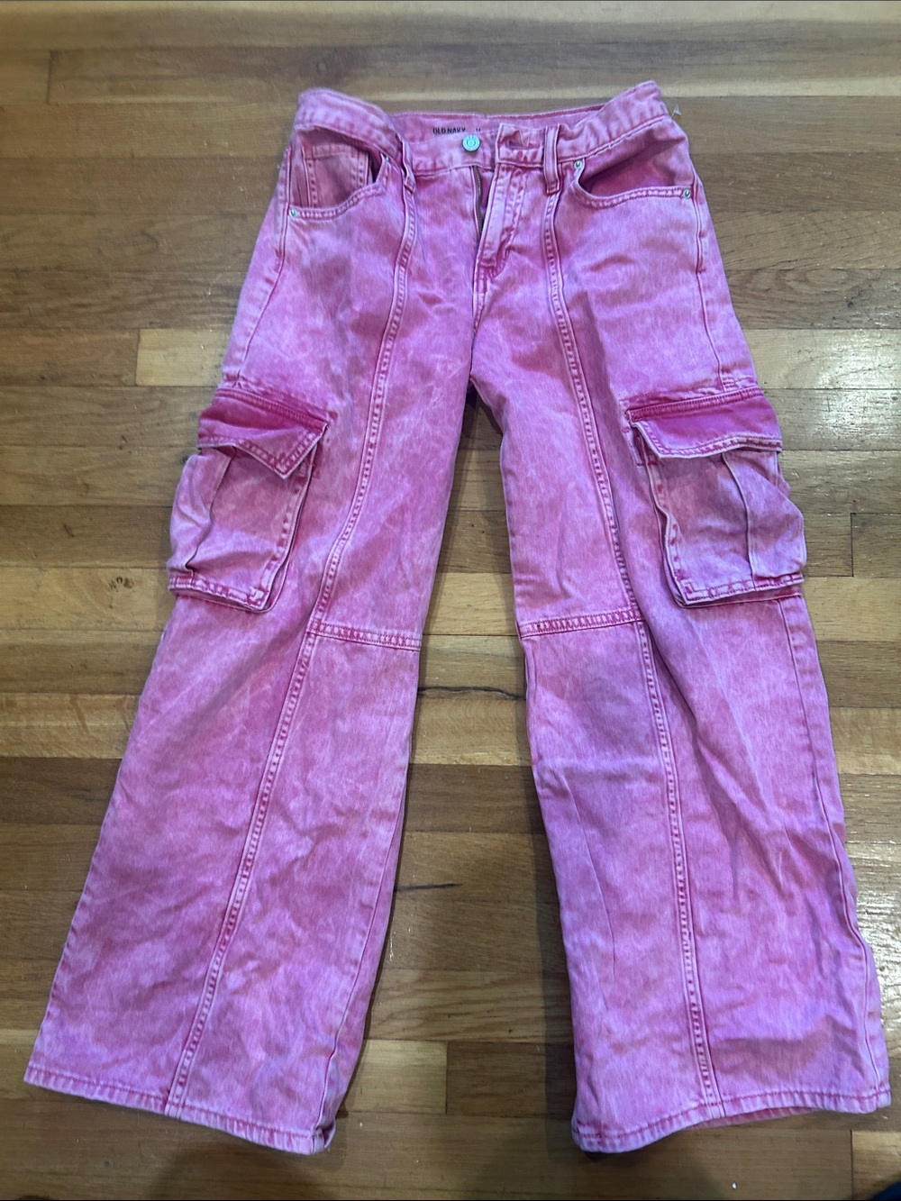 Old Navy Pink Cargo Jeans for Kids